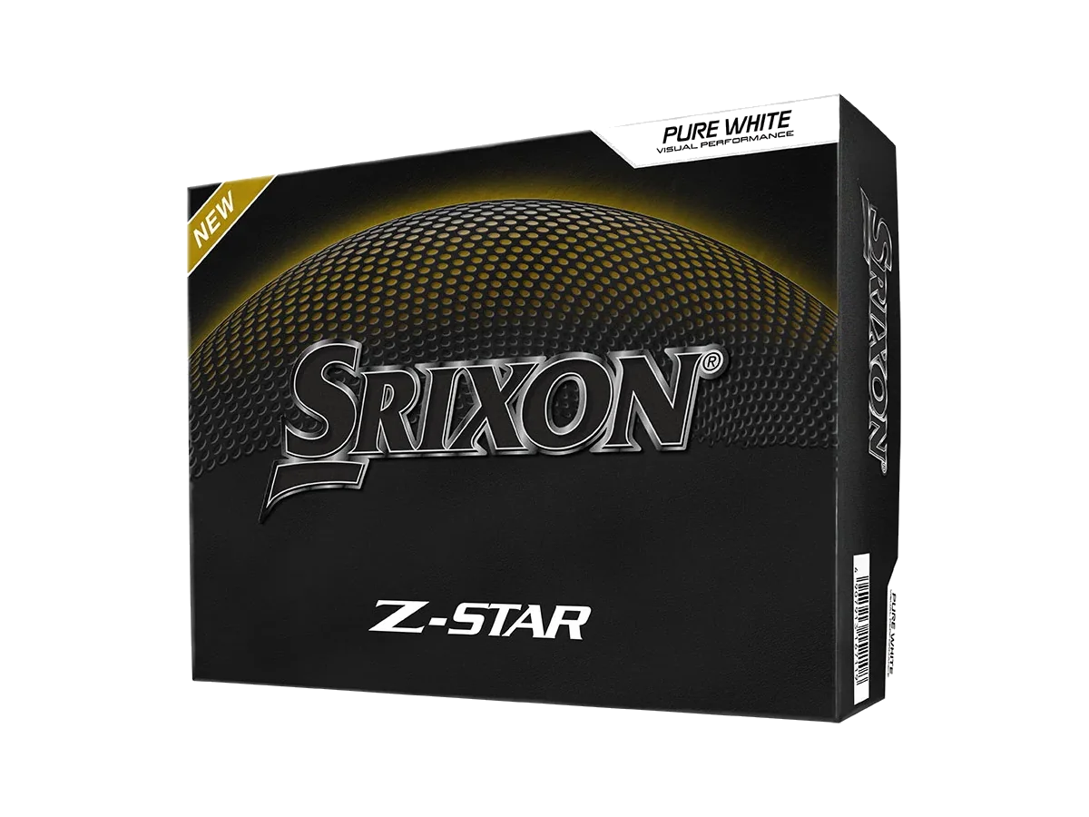 Srixon Z-STAR golf ball dozen box shown in a clean product cutout